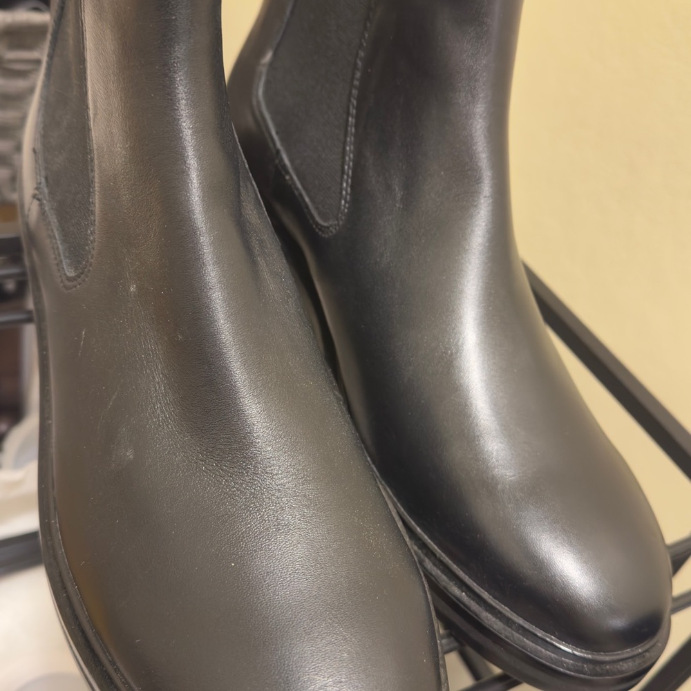 Black Leather Boots